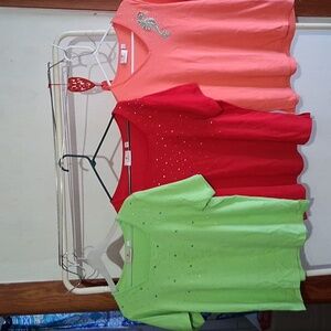 Lot Of 3 T Shirts Like New!! By Quacker Factory QVC Brand